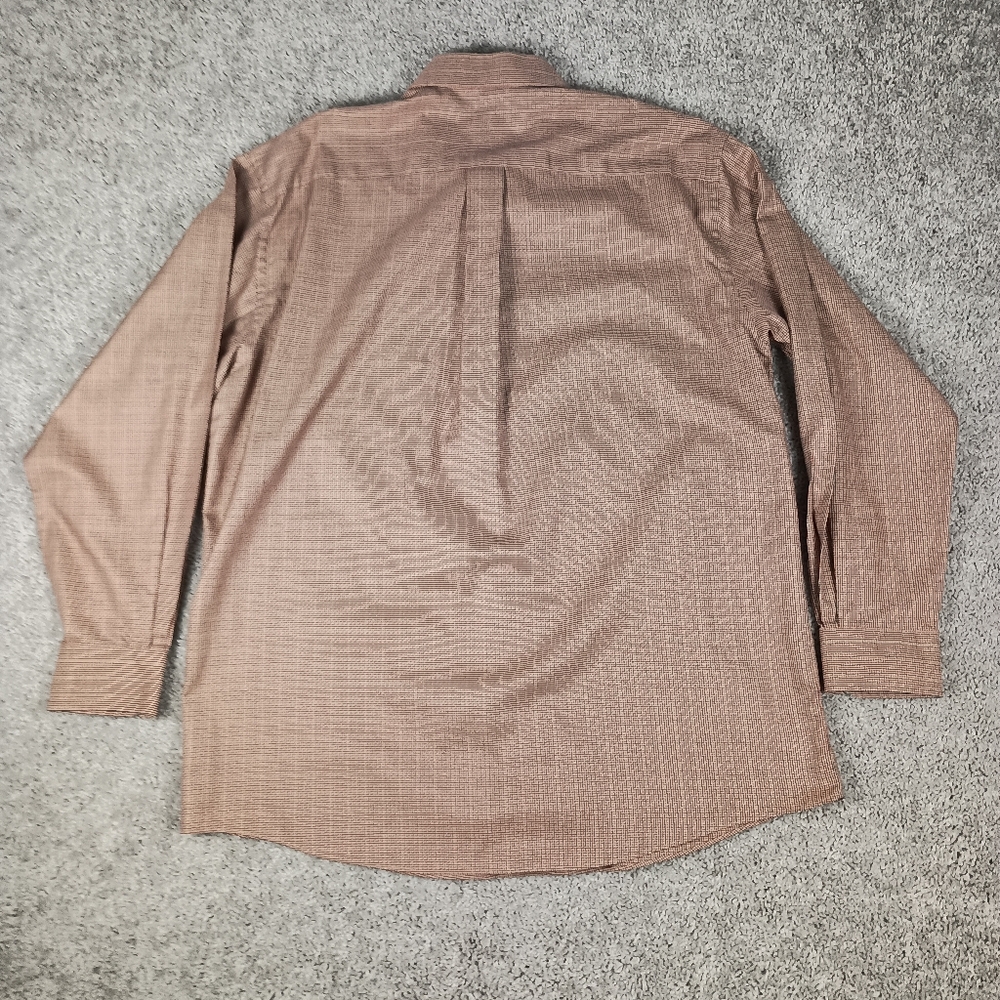 Jos A Bank Large Gun Club Check Traveler's Collection Mens Shirt - Picture 6 of 8